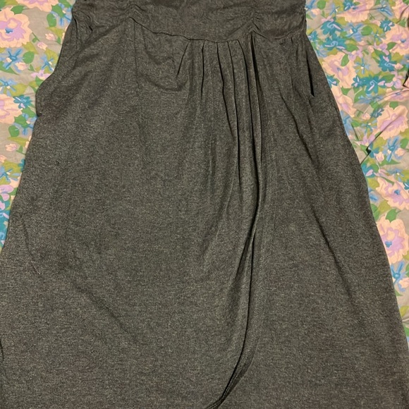 Charcoal gray Anthropologie dress - Picture 6 of 9